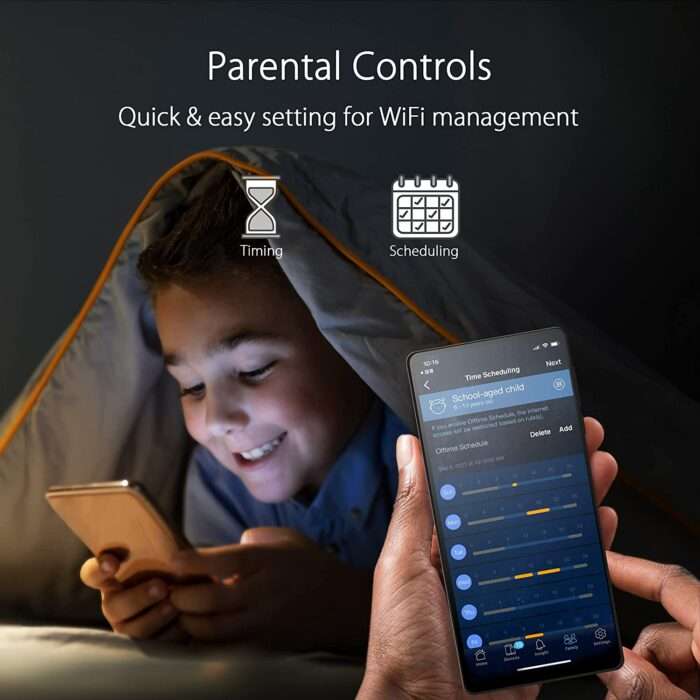 ASUS ZenWiFi Mini XD4 AX 1800 Mbps Dual Band WiFi 6 Router -2 Pack (Black) Extendable Router - Image 5