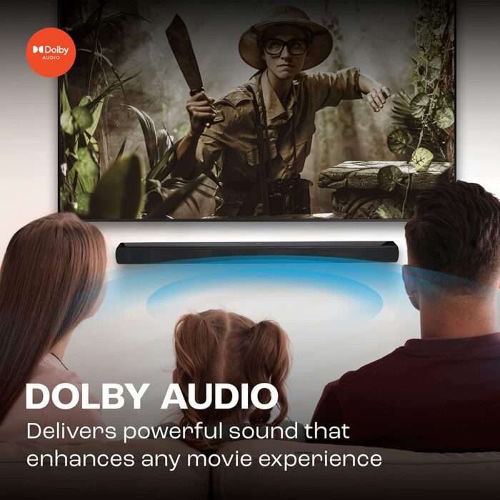 JBL Cinema SB120, Dolby Digital Soundbar with Built-in Subwoofer for Deep Bass, Home Theatre without Remote - Image 3