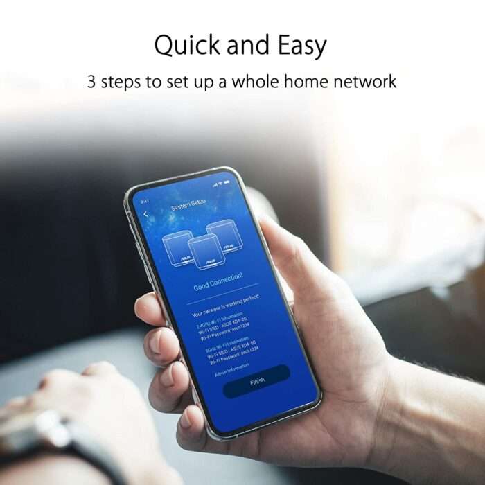 ASUS ZenWiFi Mini XD4 AX 1800 Mbps Dual Band WiFi 6 Router -2 Pack (Black) Extendable Router - Image 4