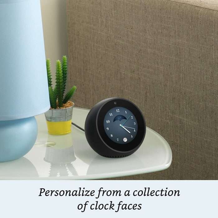 Echo Spot – Smart Alarm Clock with Alexa - Black - Image 4