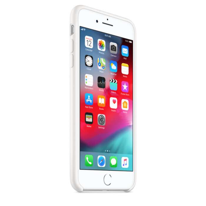 Apple Silicone Case (for iPhone 8 Plus/iPhone 7 Plus) - White - Image 4