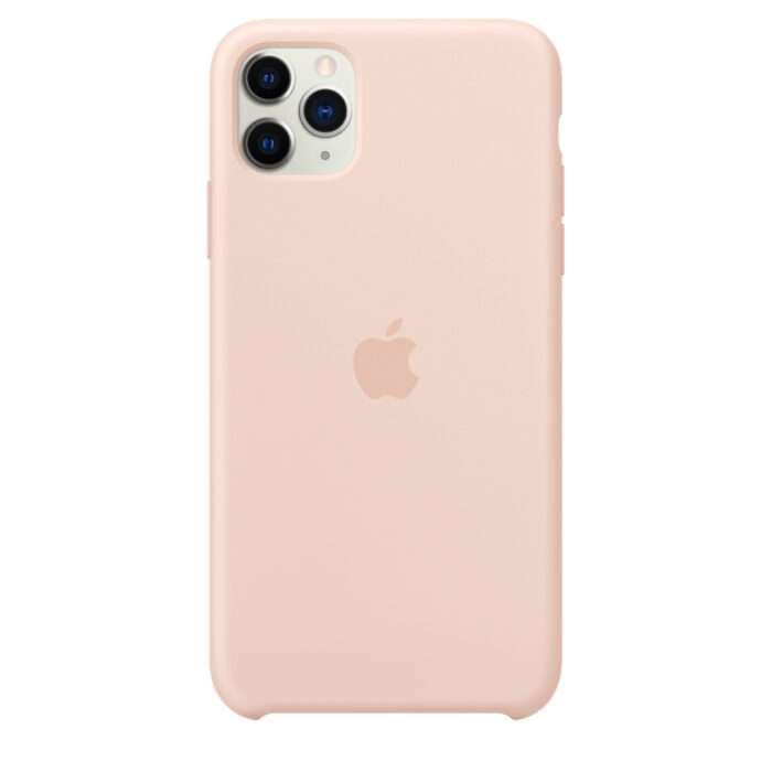 Apple Silicone Case - For iPhone 11 Pro Max - Pink Sand - Image 1