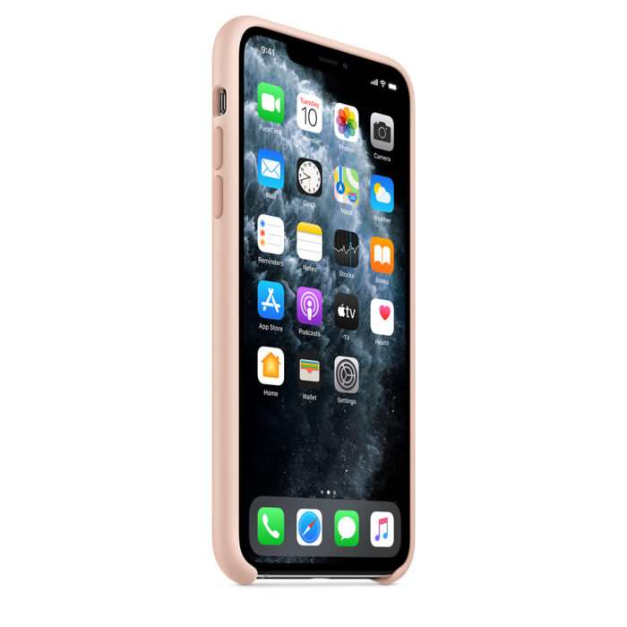 Apple Silicone Case - For iPhone 11 Pro Max - Pink Sand - Image 2