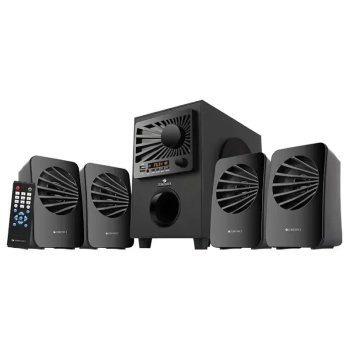 ZEBRONICS Zeb-Sunshine 4.1 60 W, Home Theatre with Bluetooth Supporting, USB, mSD, AUX, FM and Remote Control - Image 1