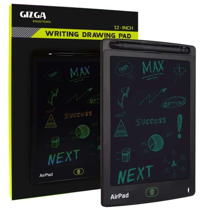 Gizga Essentials Magic Slate Digital LCD Writing Tablet with Stylus Pen & 12-Inch Screen, Slate Board, Toy Gift for Kids & Adults - Image 1