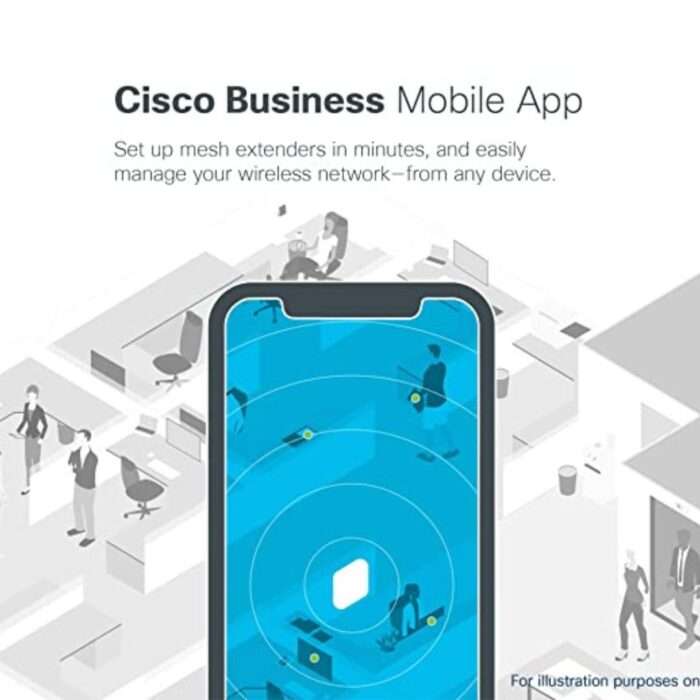 Cisco Business 140AC 802.11ac 2x2 Wave 2 Access Point 1 GbE Port- Ceiling Mount, Limited Lifetime Protection - Image 3