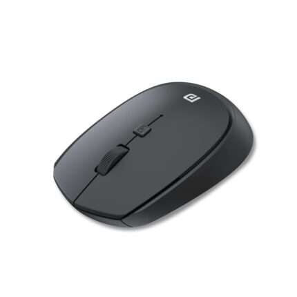 Portronics Toad 23 Wireless Optical Mouse with 2.4GHz, USB Nano Dongle, Optical Orientation, Click Wheel, Adjustable DPI -Black