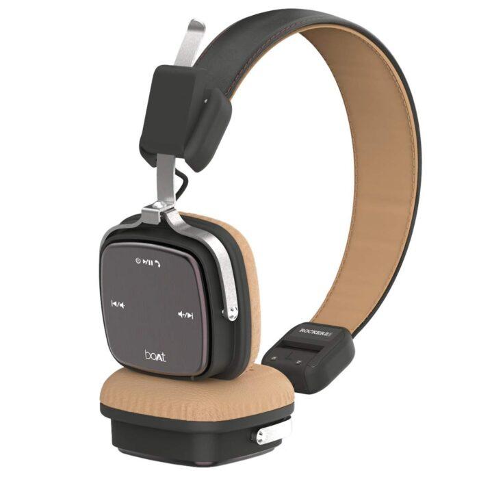 BoAt Rockerz 600 Bluetooth Headphones (Brown) - Image 1