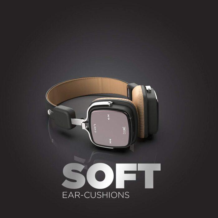 BoAt Rockerz 600 Bluetooth Headphones (Brown) - Image 5