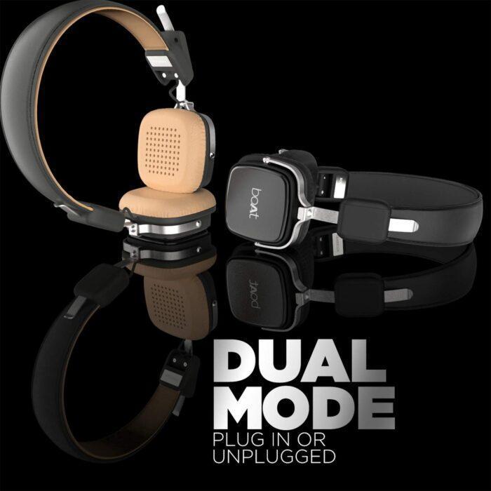 BoAt Rockerz 600 Bluetooth Headphones (Brown) - Image 7