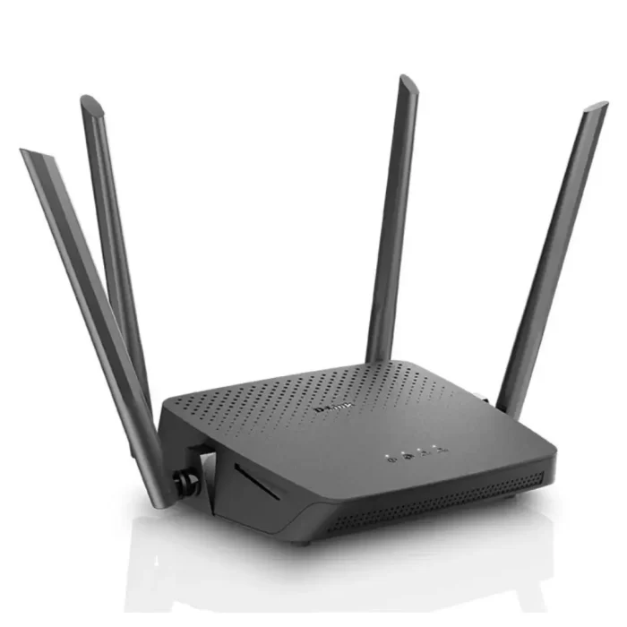 D-Link DIR-825/IIN/J1 MU-MIMO Gigabit Wireless Router, Dual Band, 1200 Mbps Wi-Fi Speed, 5 Gigabit Port, 4 External Antenna, Router - Black - Image 3
