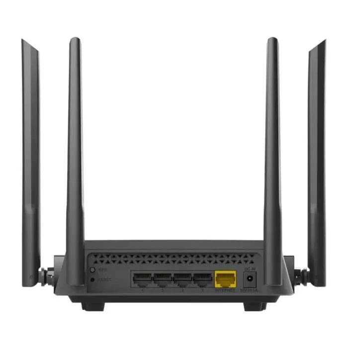 D-Link DIR-825/IIN/J1 MU-MIMO Gigabit Wireless Router, Dual Band, 1200 Mbps Wi-Fi Speed, 5 Gigabit Port, 4 External Antenna, Router - Black - Image 4