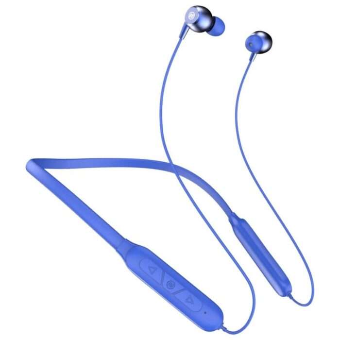 Noise Nerve Neckband with 25 Hours of Playtime, 10mm Driver, Instacharge, and IPX5 Bluetooth Headset  - Stone Blue - Image 1