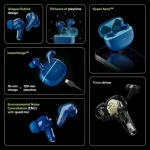 Noise Buds VS102 Plus with 70 Hours Playtime, Instacharge, ENC, Quad Mic and HyperSync Bluetooth Headset  - Space Blue - Image 2