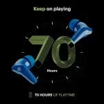 Noise Buds VS102 Plus with 70 Hours Playtime, Instacharge, ENC, Quad Mic and HyperSync Bluetooth Headset  - Space Blue - Image 3