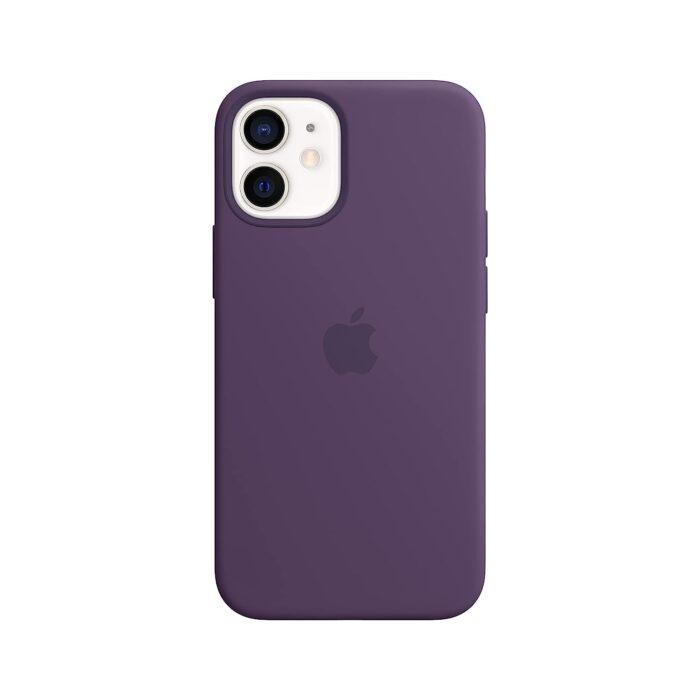 Apple Pouch Case for iPhone 12 Mini (Leather | Amethyst) Multicolor - Image 1