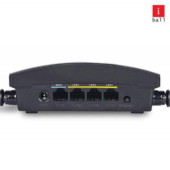 iball 300M MIMO Wireless-N Broadband 300 Mbps Wireless Router  (Black, Single Band) - Image 4
