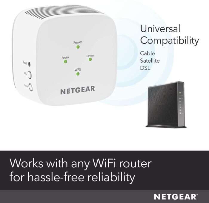 Netgear WiFi Range Extender EX6110 - Extend your Internet Wi-Fi up to 1200 sq ft & 20 Devices, AC1200 Dual Band Wireless Signal Repeater - Image 4