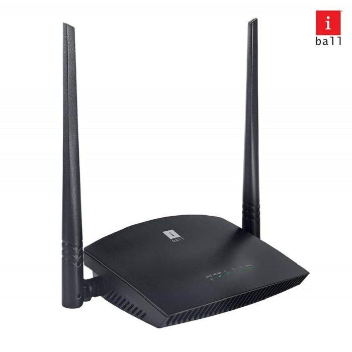 iball 300M MIMO Wireless-N Broadband 300 Mbps Wireless Router  (Black, Single Band) - Image 2
