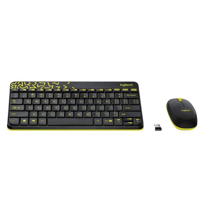 Logitech MK240 Nano Wireless USB Keyboard and Mouse Set, 12 Function Keys 2.4GHz Wireless, 1000DPI, Spill-Resistant Design - Image 2