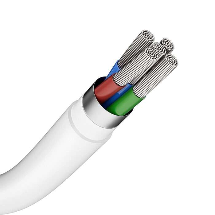 Amazon Basics USB A to Lightning MFi Certified Charging Cable,1.8 meter (White) - Image 4