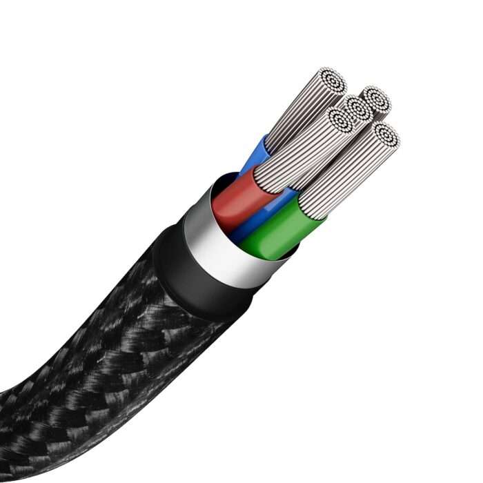 AmazonBasics USB C to Lightning Aluminum with Nylon Braided Charging Cable, 1.2 meter (Grey) - Image 5