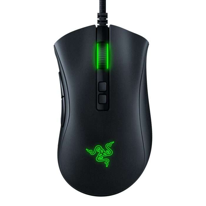 Razer DeathAdder V2 Wired Gaming Mouse | 8 Programmable Buttons | 20,000 DPI Optical Sensor - Chroma RGB Lighting - Black - Image 1