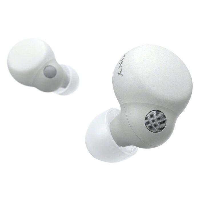 Sony LinkBuds S WF-LS900N Noise Cancellation Earbuds Hi-Res Audio and 360 Reality Audio with Multipoint, Battery 20Hrs IPX4 - White - Image 1