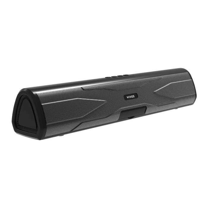 Wings Centerstage 300 Soundbar with TWS Bluetooth 5.0, Powerful 20W Output, 2500 mAh Battery and 7 Hours of Playback - Image 1