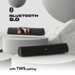 Wings Centerstage 300 Soundbar with TWS Bluetooth 5.0, Powerful 20W Output, 2500 mAh Battery and 7 Hours of Playback - Image 2