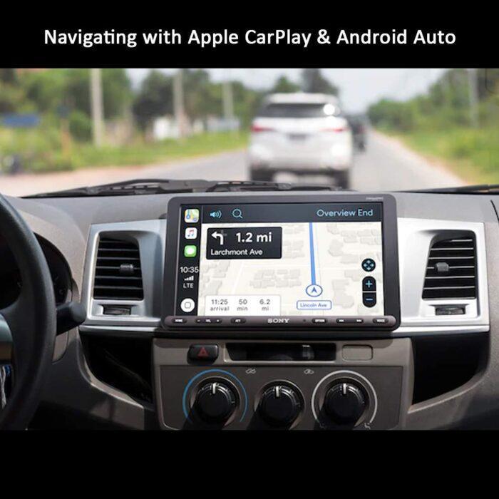 Sony XAV-AX8000 22.7 cm (8.95) Media Receiver with Bluetooth with Android Auto, Apple Car Play and WebLink (Black) - Image 2