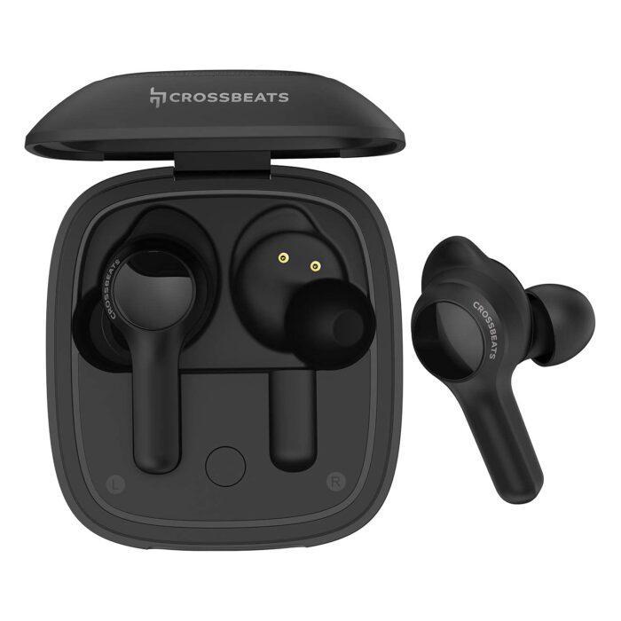 CrossBeats Torq Bluetooth in-Ear Earbuds, CVC 8th Gen, Music Gaming TWS Earphone, Qualcomm Aptx 72 Hrs Playtime - Image 1