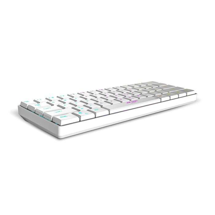Ant Esports MK1500 Mini 60% Pro RGB  Wireless Gaming Keyboard with Membrane Switches - White - Image 4