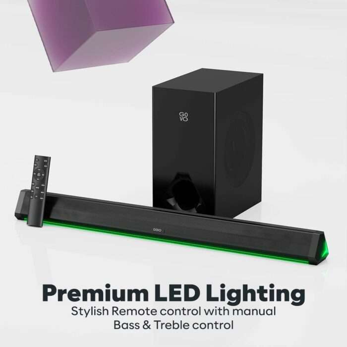 GOVO GOSURROUND 900, 200W Soundbar, Deep Bass from 6.5” Subwoofer, BT v5.3, HDMI, AUX, USB Connectivity | 4 EQ Modes Home Theater - Image 4