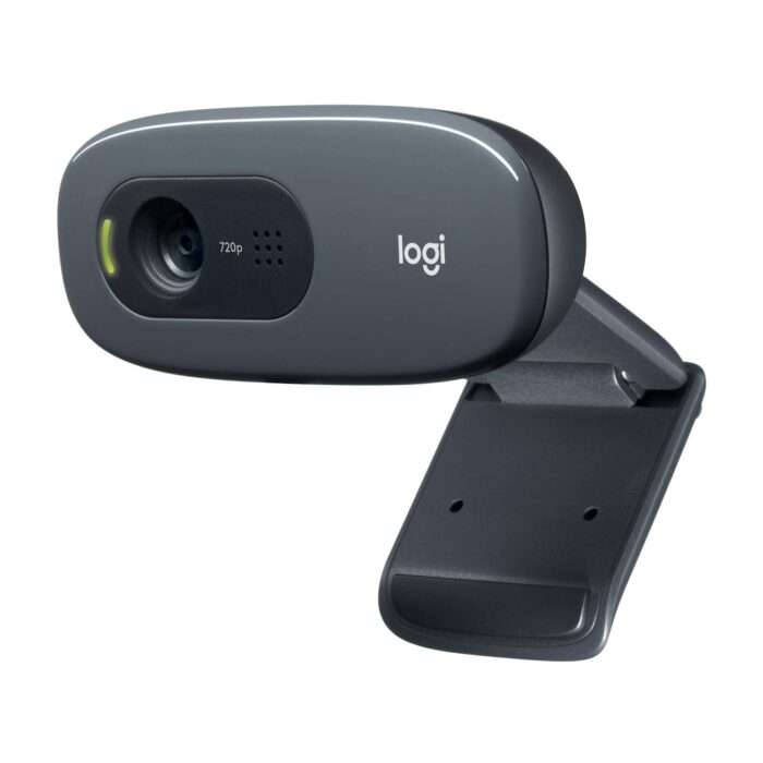 Logitech C270 Digital HD Webcam with Widescreen HD Video Calling, HD Light Correction, Noise-Reducing Mic - Image 1