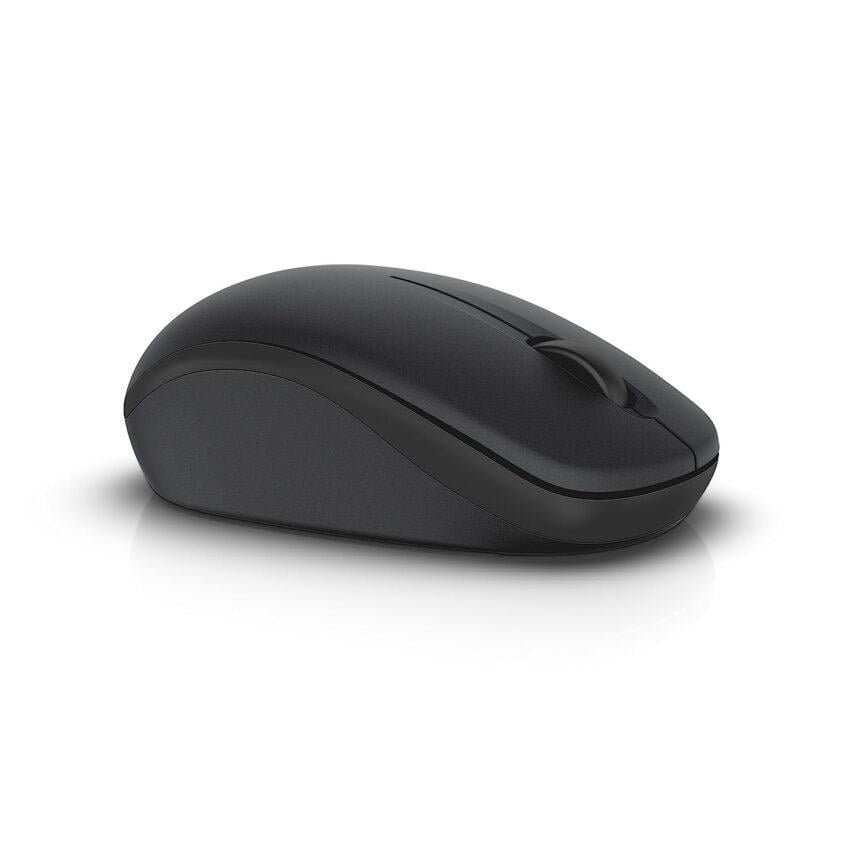 Dell Wm Black Wireless Mouse Compact Travel Friendly Design Ambidextrous Universal