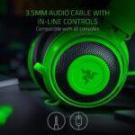 RAZER Kraken Over-Ear Wired Gaming Headset with Mic (Clear & Powerful Sound, RZ04-02830200-R3M1, Green) - Image 5