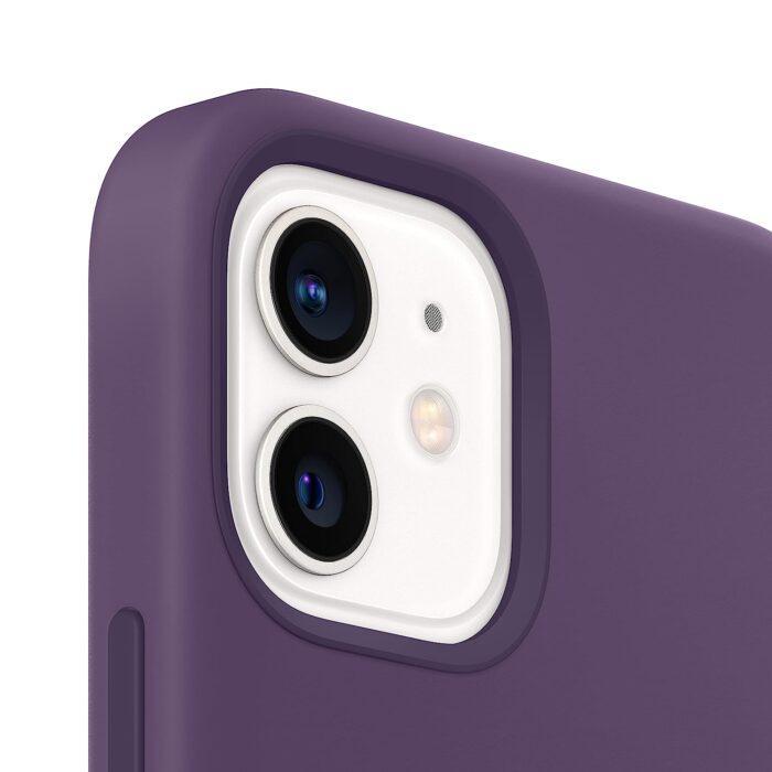 Apple Pouch Case for iPhone 12 Mini (Leather | Amethyst) Multicolor - Image 3