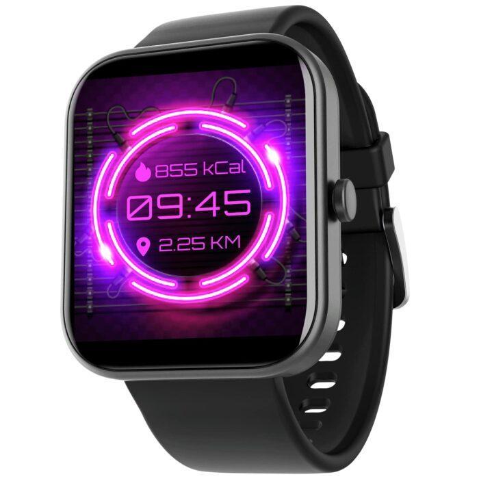 boAt Wave Electra 1.81 inch Full Touch Large Display Smartwatch with Bluetooth Calling, 100+ sports modes - Charcoal Black - Image 1