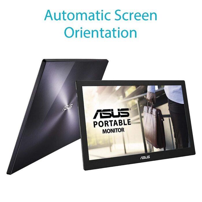 ASUS 15.6-inch Portable Monitor with USB-Powered, Ultra-Slim, Auto-Rotatable - MB168B - Image 3