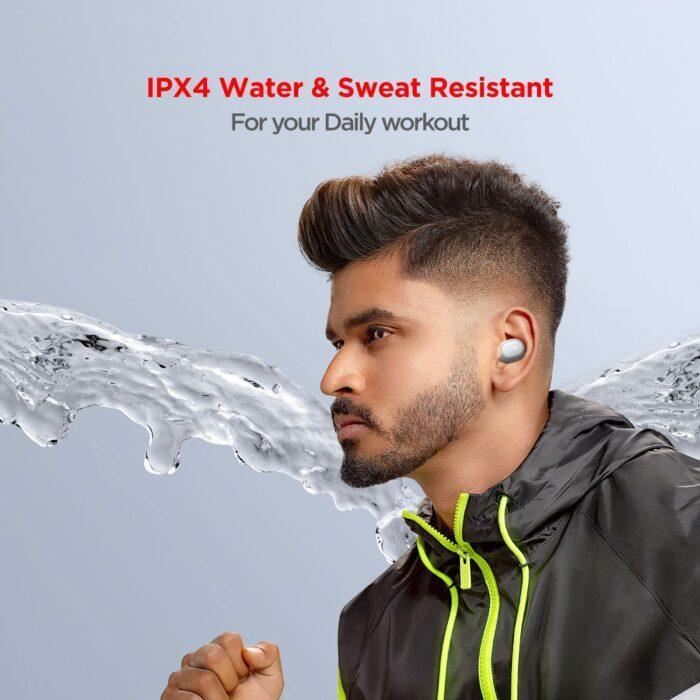 boAt Airdopes 171 In-Ear Earbuds with 6mm drivers, Bluetooth v5.0, Up to 13H Playback, Voice Assistant - Cool Grey - Image 5