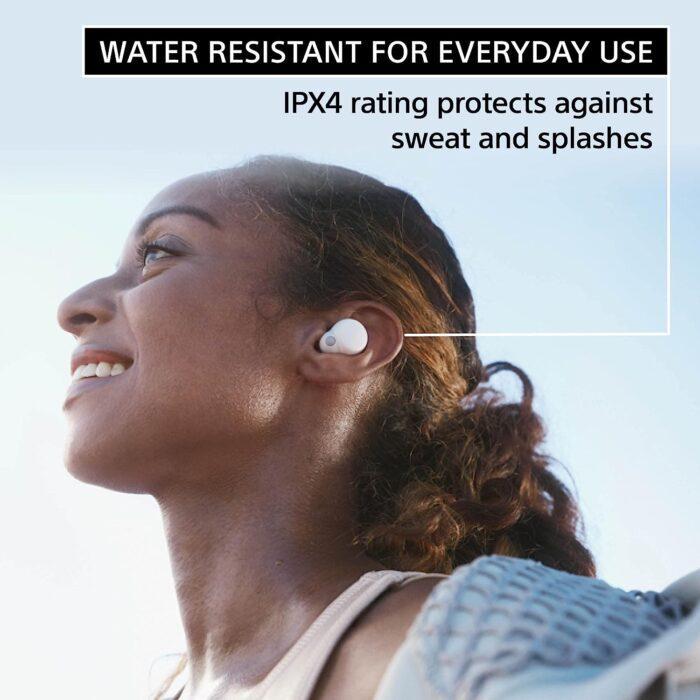 Sony LinkBuds S WF-LS900N Noise Cancellation Earbuds Hi-Res Audio and 360 Reality Audio with Multipoint, Battery 20Hrs IPX4 - White - Image 7