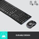 Logitech Wireless mk270 Wireless USB Keyboard and Mouse Set, Black - Image 4