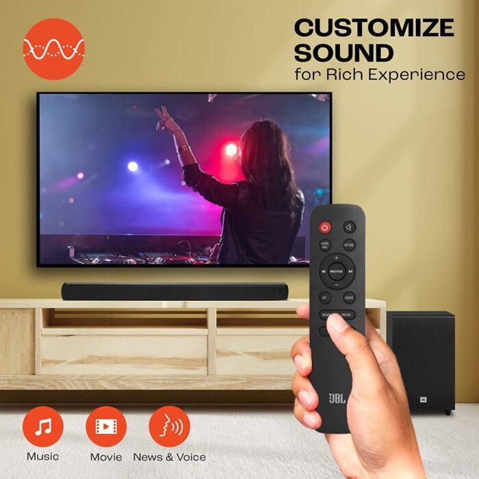 JBL Cinema SB271, Dolby Digital Soundbar with Wireless Subwoofer for Extra Deep Bass, 2.1 Channel Home Theatre - Image 6