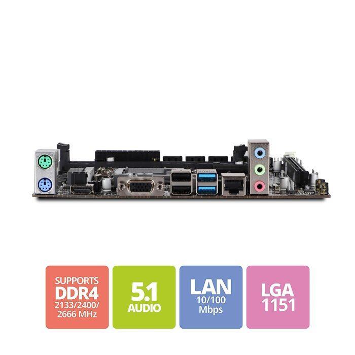 ZEBRONICS Zeb H110-D4 MicroATX Motherboard LGA 1151 Socket DDR4 - Image 5