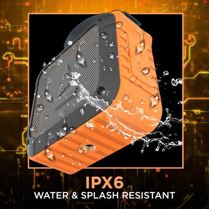 boAt Stone 200 3 Watt 1.0 Channel Wireless Bluetooth Outdoor Speaker - Orange - Image 5
