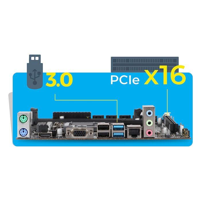 ZEBRONICS Zeb H110-D4 MicroATX Motherboard LGA 1151 Socket DDR4 - Image 3
