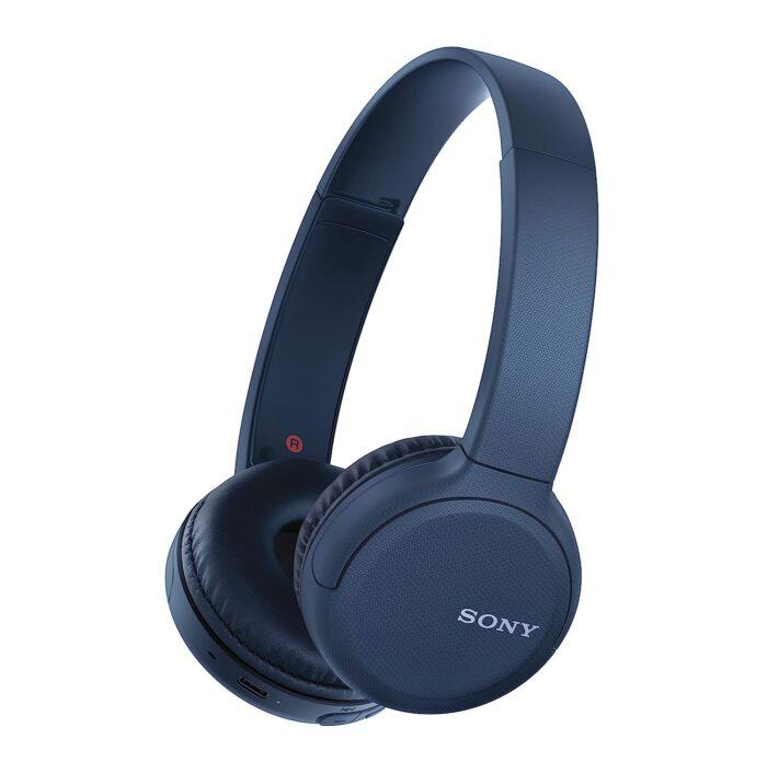 Sony Wh-Ch510 Bluetooth Wireless On Ear Headphones Up-To 35Hrs Playtime Lightweight, Type-C - Blue - Image 1