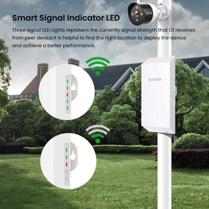Tenda O1 300Mpbs Wireless 2.4GHz 8dBi Outdoor Point to Point CPE - Image 6