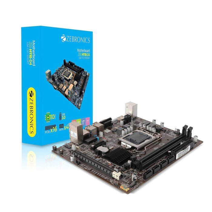 ZEBRONICS Zeb H110-D4 MicroATX Motherboard LGA 1151 Socket DDR4 - Image 1